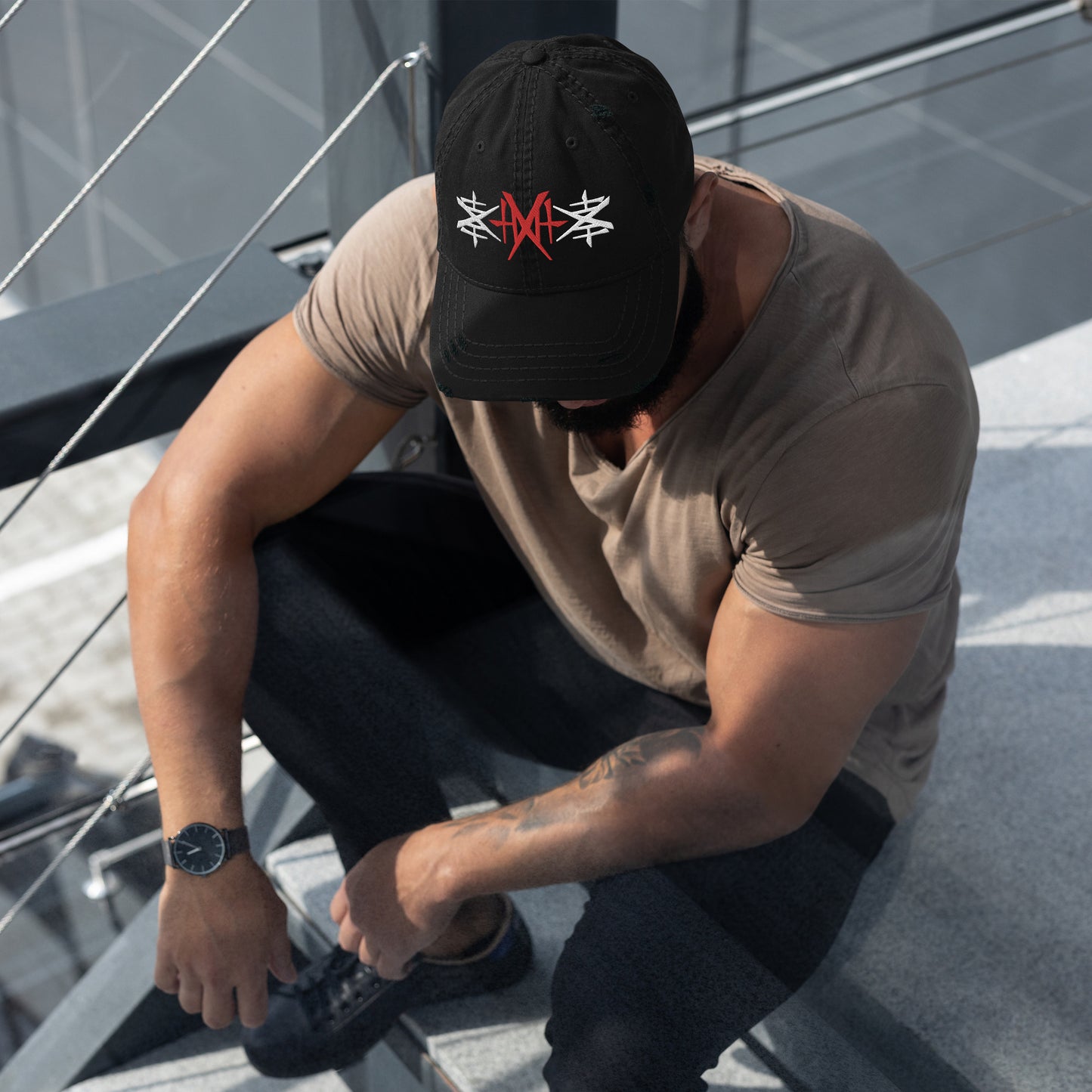 HXH Distressed Dad Hat