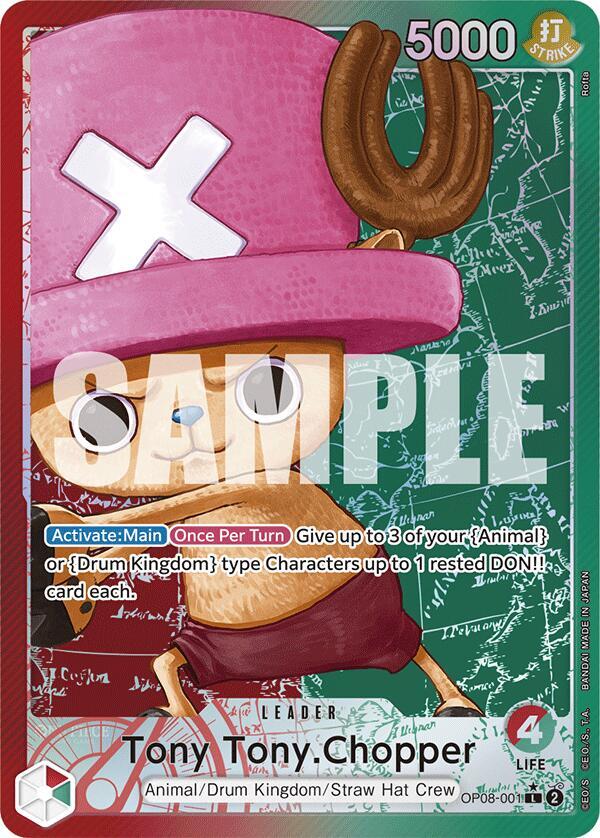 Tony Tony.Chopper (001) (Parallel) - Two Legends (OP08) - NM